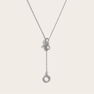 Awe Inspired Jewelry | Infinity Snake Charm Collector Lariat | Sterling Silver